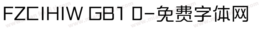 FZCIHIW GB1 0字体转换